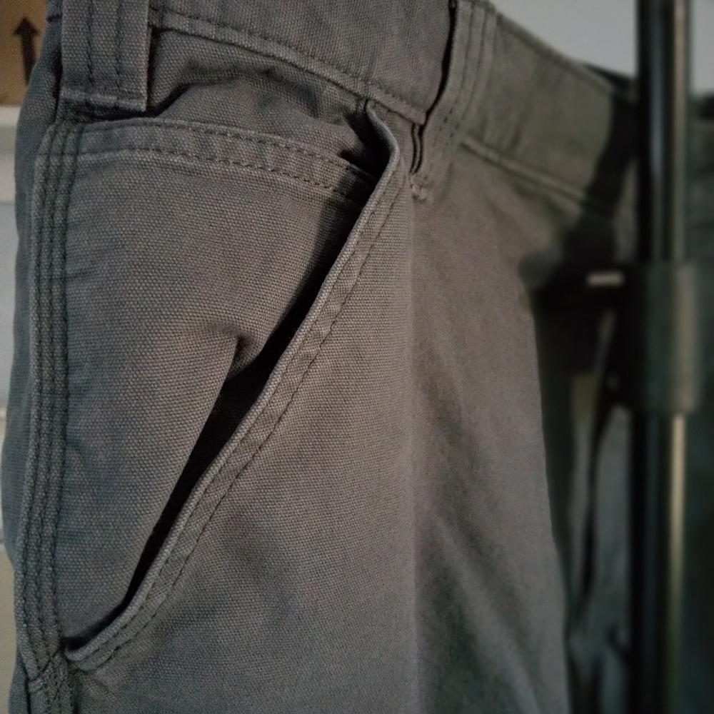Carhartt Dark Gray Men's Work Shorts 98% Cotton